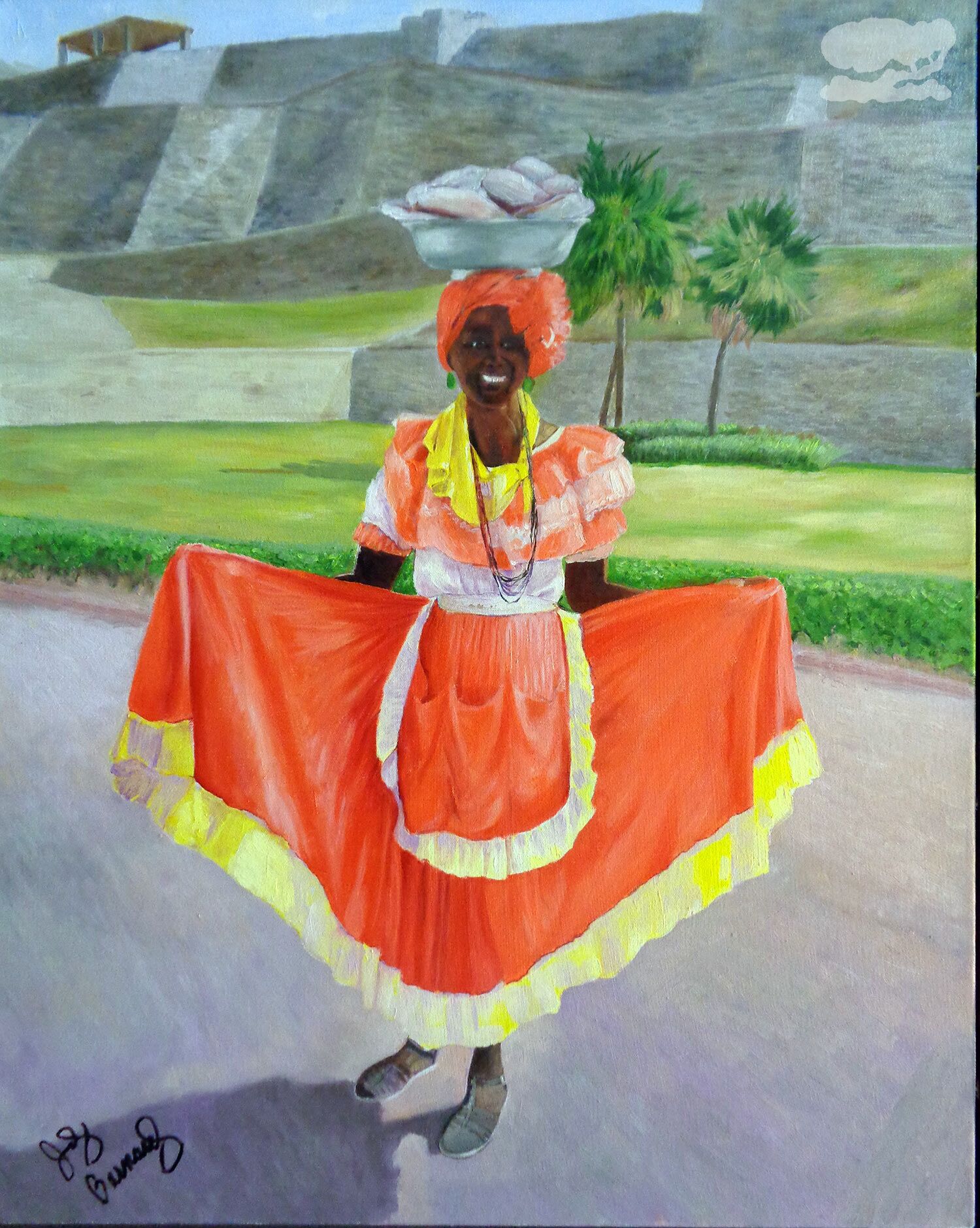 lady-&-fortress-of-san-felipe-de-borojas-30x24 lady-&-fortress-of-san-felipe-de-borojas-30x24