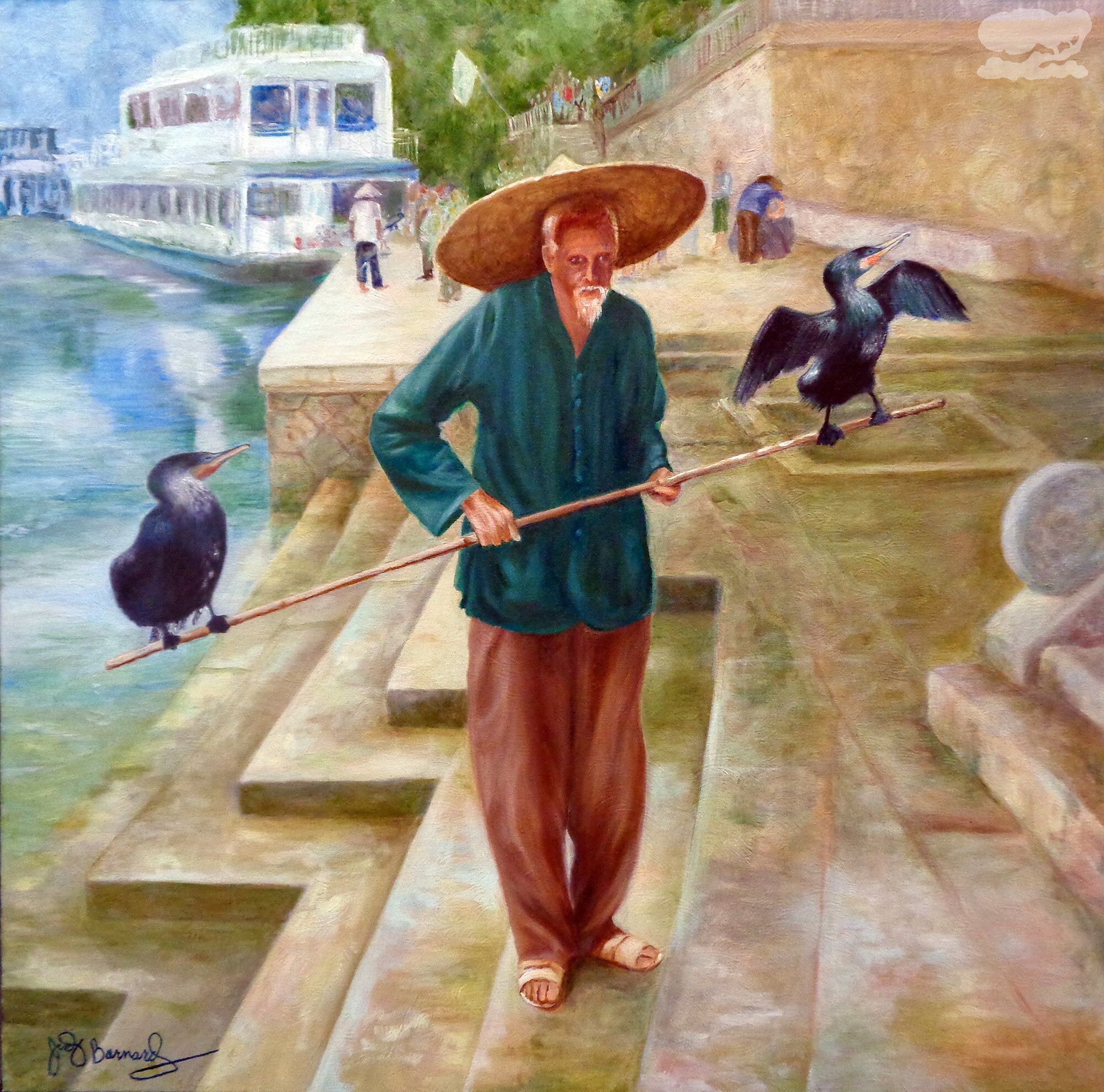 old-blind-cormorant-fisherman-24-x-24